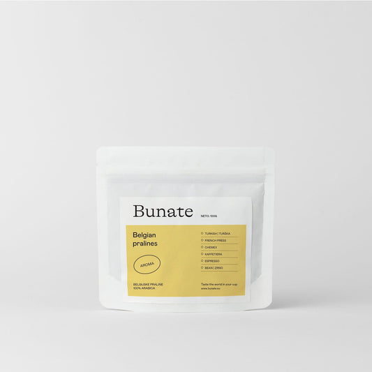 Aromatizirana kava z aromo Belgijske praline - Bunate.eu